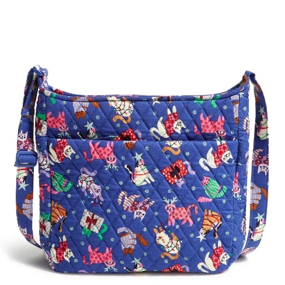 VERA BRADLEY | Essential XL Crossbody Catnip Christmas